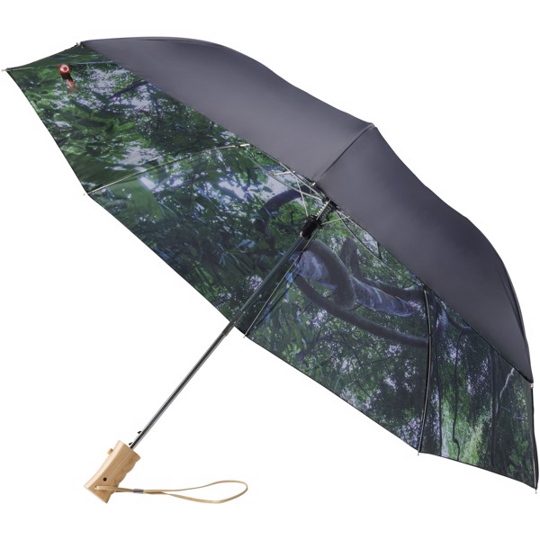 Paraguas automático plegable de 21" "Forest"