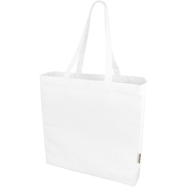 Odessa 220 g/m² GRS recycled tote bag 13L - White