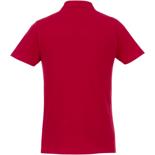 Pánská polokošile s krátkým rukávem Helios - Červená s efektem námrazy / 3XL