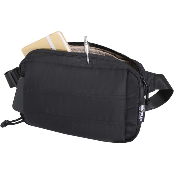 Puffer GRS recycled waist bag 1.5L - Black