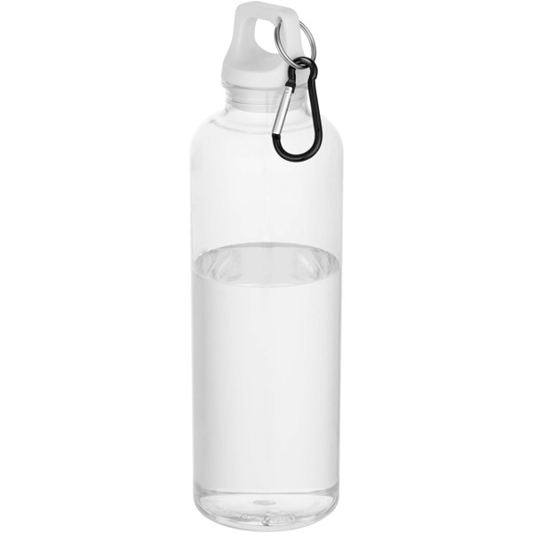 Oregon 750 ml RCS recycled plastic water bottle with carabiner - White