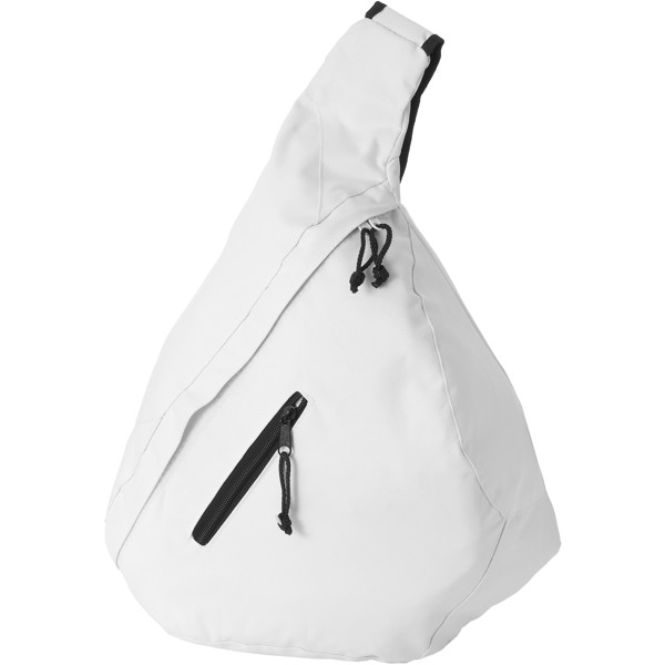 Městský trojúhelníkový batoh Brooklyn - Bílá