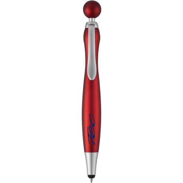 Bolígrafo stylus "Naples" - Rojo