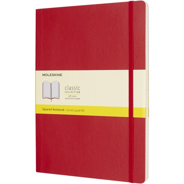 Classic XL soft cover notebook - squared