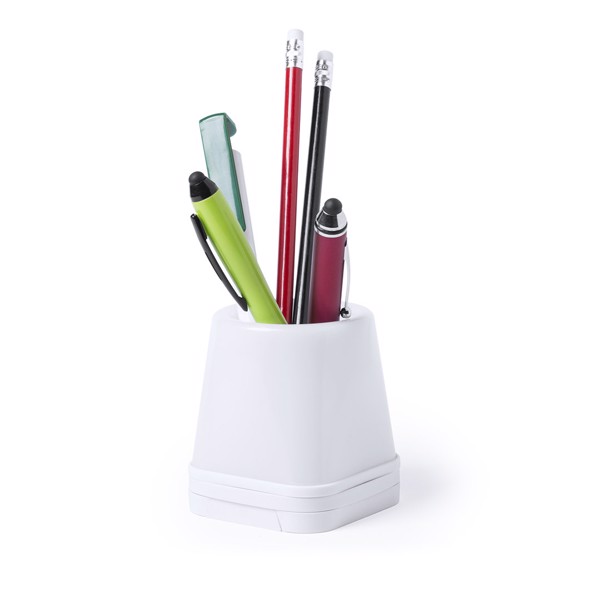 USB Hub Pencil Holder Belind