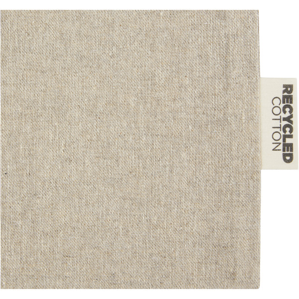Pheebs 150 g/m² GRS recycled cotton gift bag medium 1.5L - Heather Natural