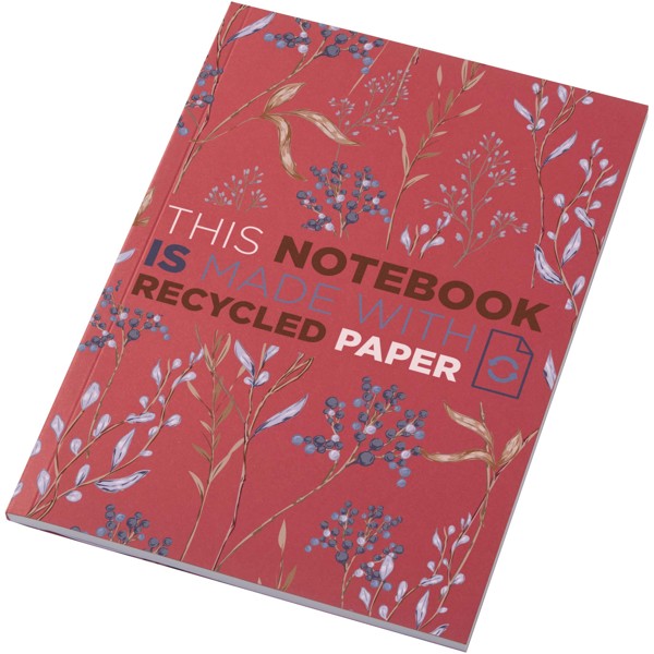 Novella Austen A5 recycled soft cover notebook - 50 sheets - Red