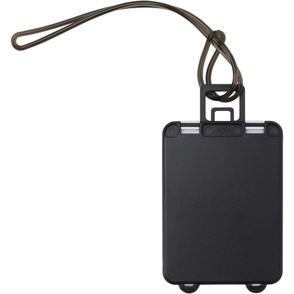 Traveler luggage tag - White