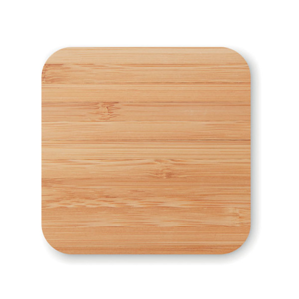 Bamboo wireless charge pad 5W Cuadro