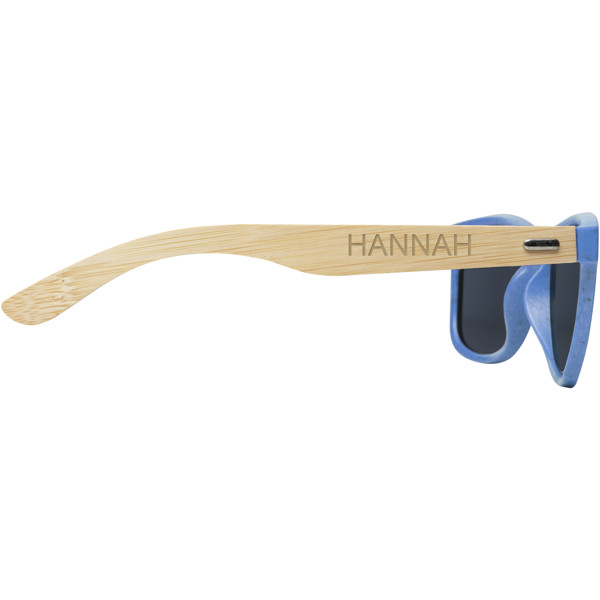 Sun Ray bamboo sunglasses - Process Blue