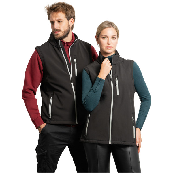 Nevada unisex softshell bodywarmer - Red / S