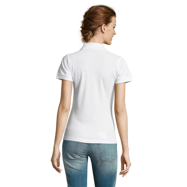PRIME WOMEN POLYCOTTON POLO - White / S