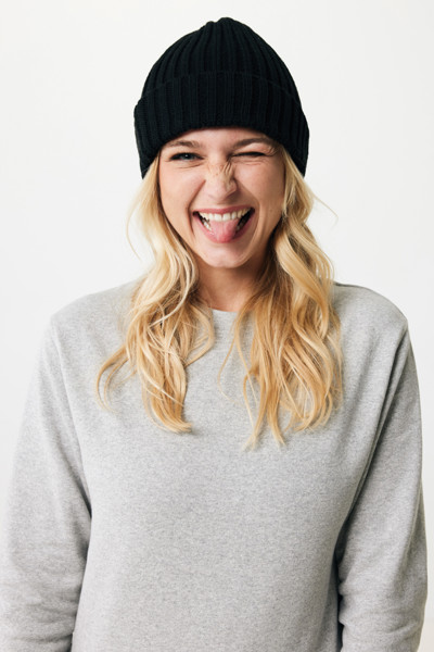Kennedi AWARE™ Polylana® beanie with large rib - Black