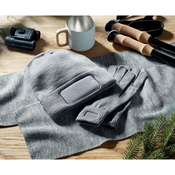 Unisex beanie RPET polyester Capnit - Black