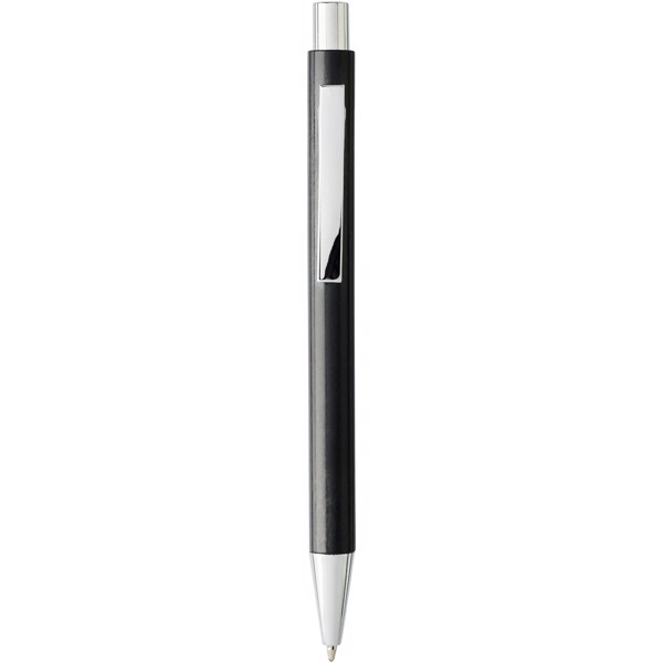 Tual wheat straw click action ballpoint pen - Solid black