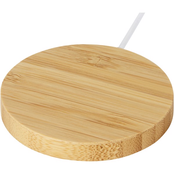 Base de carga inalámbrica magnética de bambú de 10 W "Atra"