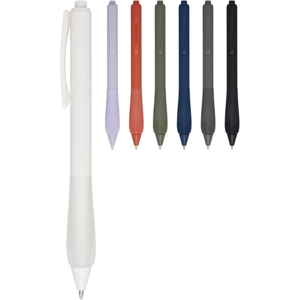 Lorena RABS ballpoint pen (black ink) - Transparent White