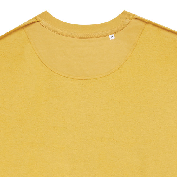 IQONIQ Zion recycled cotton crew neck - Ochre Yellow / XS