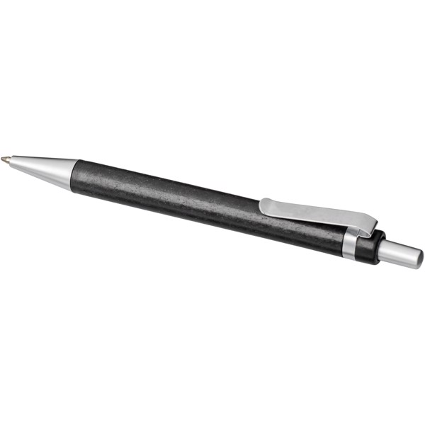 Tidore wheat straw click action ballpoint pen - Solid black