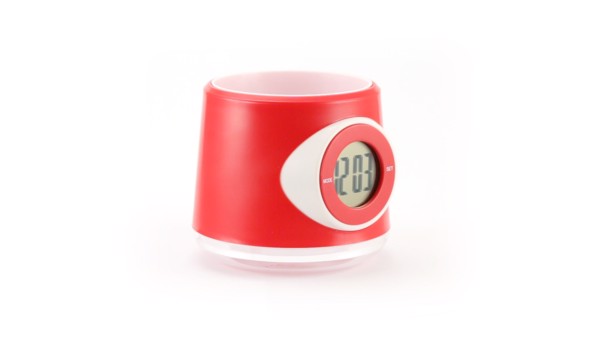 Pot Desk Clock Zelmo - Yellow