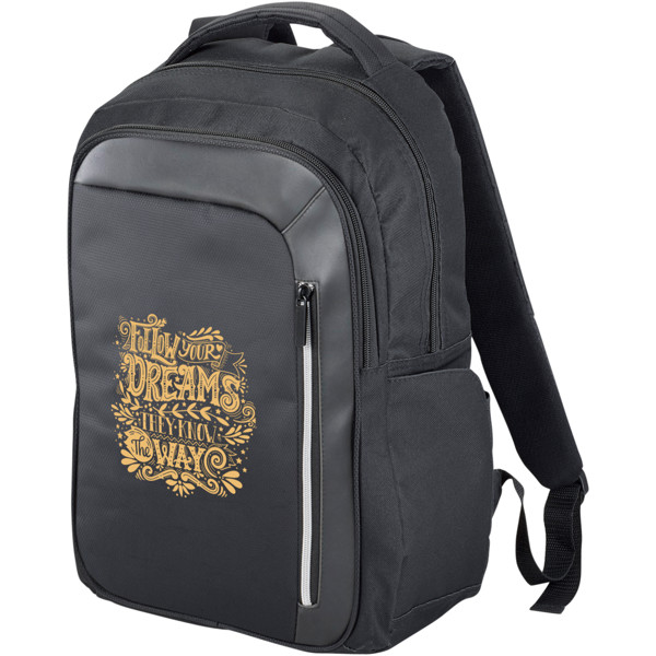 Vault RFID 15\" laptop backpack 16L - Black