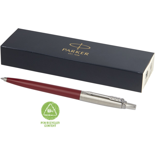 Parker Jotter Recycled ballpoint pen (black ink) - Dark Red