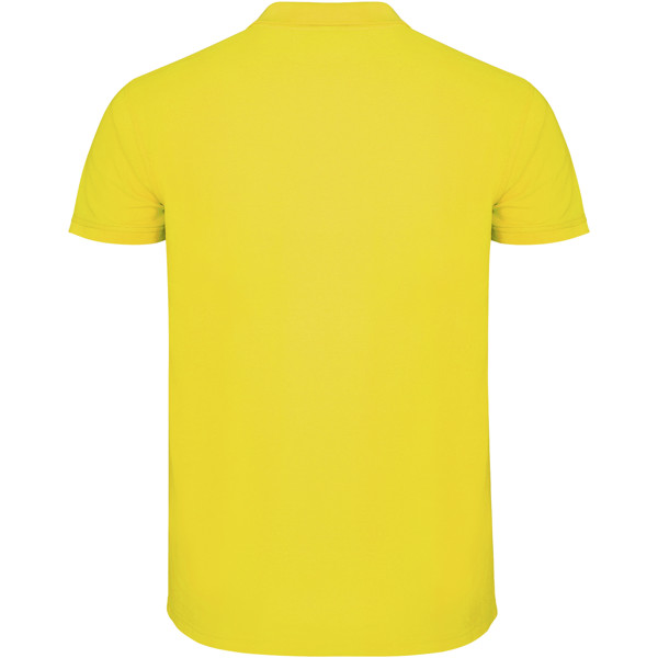 Star short sleeve kids polo - Yellow / 3/4