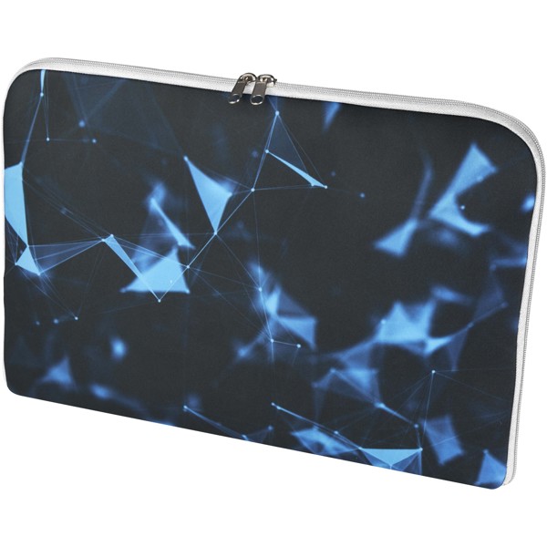Mila 17\" sublimation laptop sleeve - White / White
