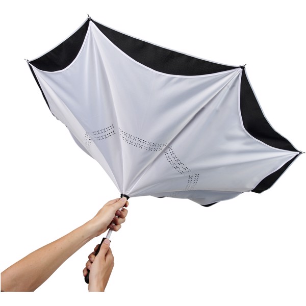 Yoon 23" inversion colourized straight umbrella - White / Solid black