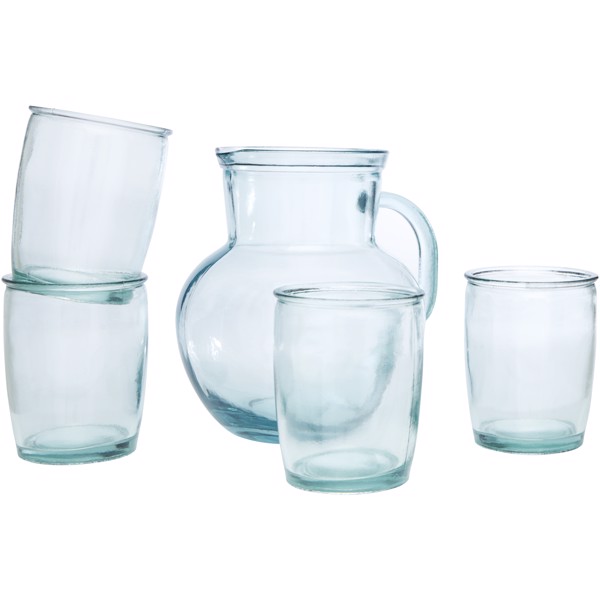 Terazza 5-piece recycled glass set