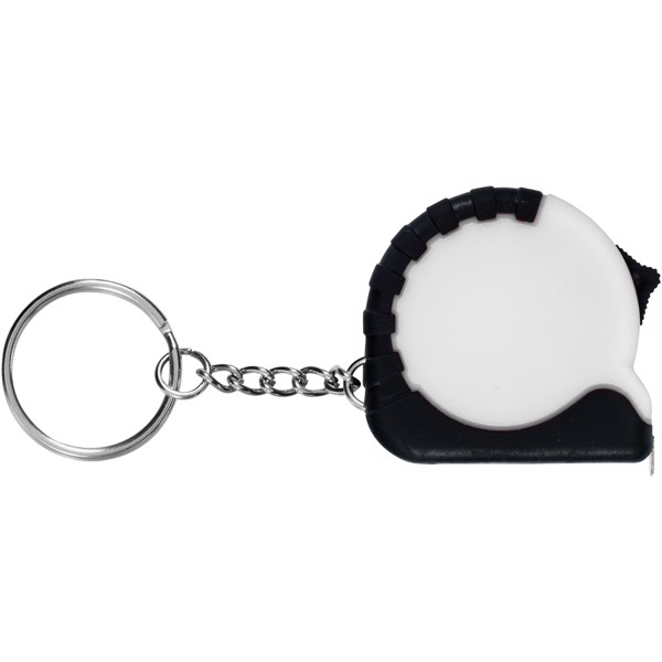 Habana 1 Meter Maßband mit Schlüsselkette - weiss