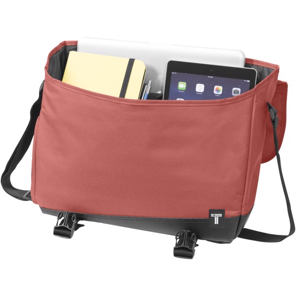 Aktovka Daily na notebook 15" - Červená s efektem námrazy