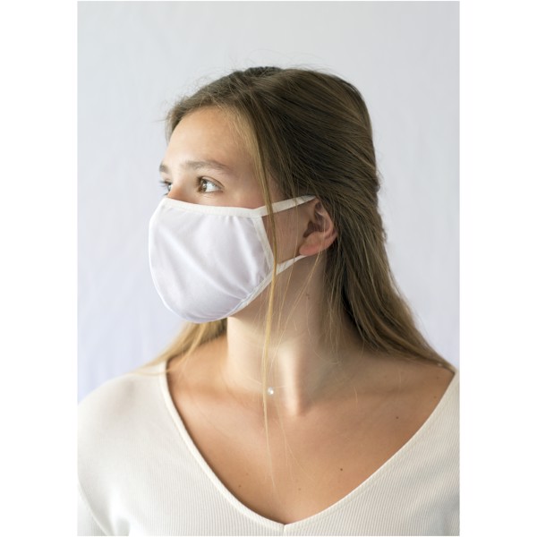 Layton face mask - White