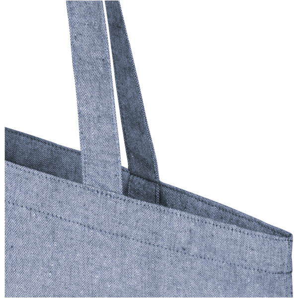 Pheebs 150 g/m² Aware™ recycled tote bag - Heather Blue