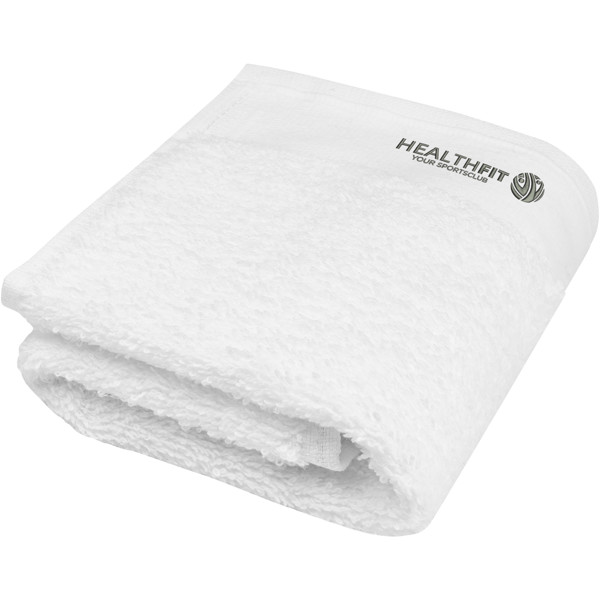 Chloe 550 g/m² cotton towel 30x50 cm - White