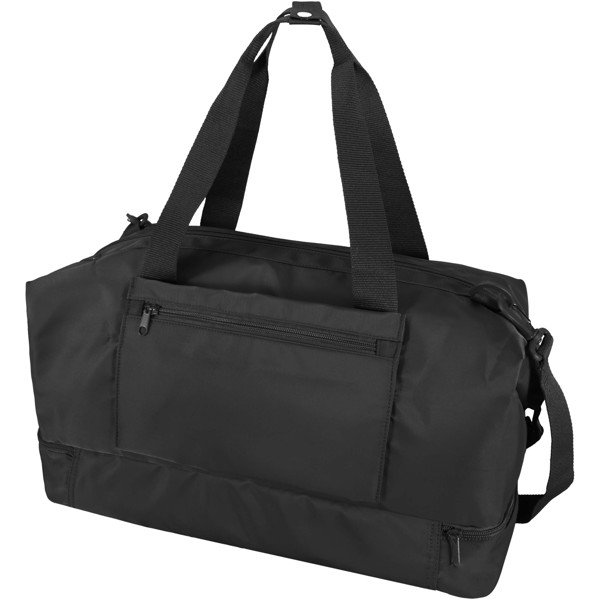 Trip Aware™ recycled travel duffel bag 42L - Black