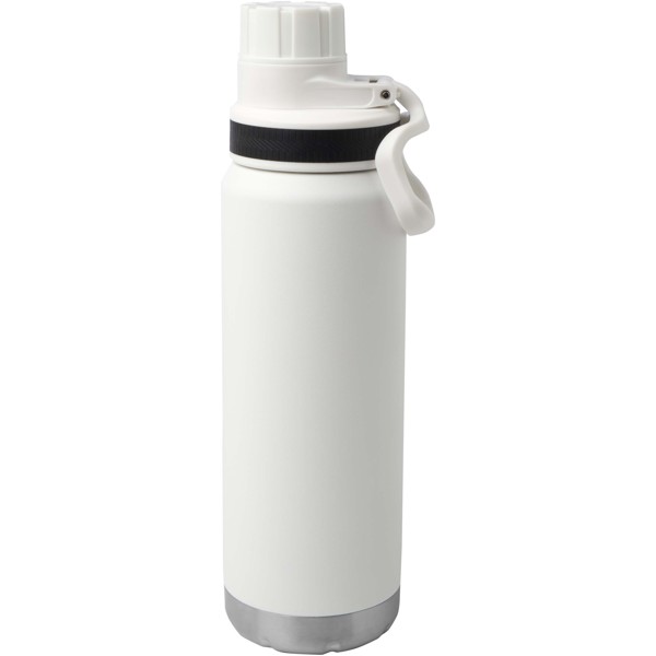 Fortis 700 ml RCS recycled stainless steel copper vacuum insulated water bottle (carbonated safe) - White