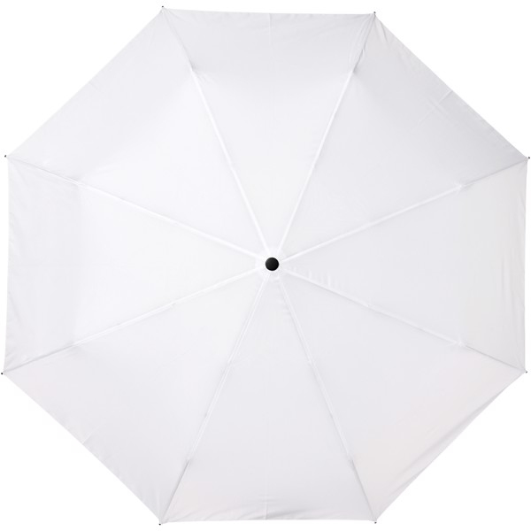 Alina 23\" auto open recycled PET umbrella - White