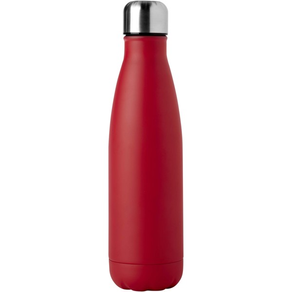 Cove 500 ml RCS certified recycled stainless steel vacuum insulated bottle - Red