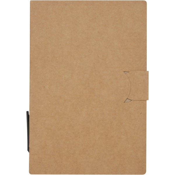 Swift sticky notes booklet with ballpoint pen (black ink)