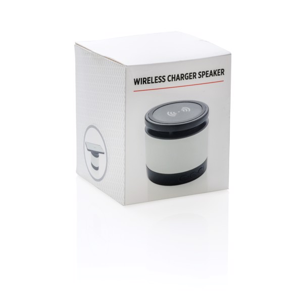 Wireless charger speaker