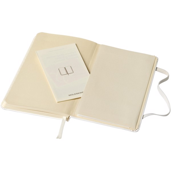 Classic PK hard cover notebook - plain - White