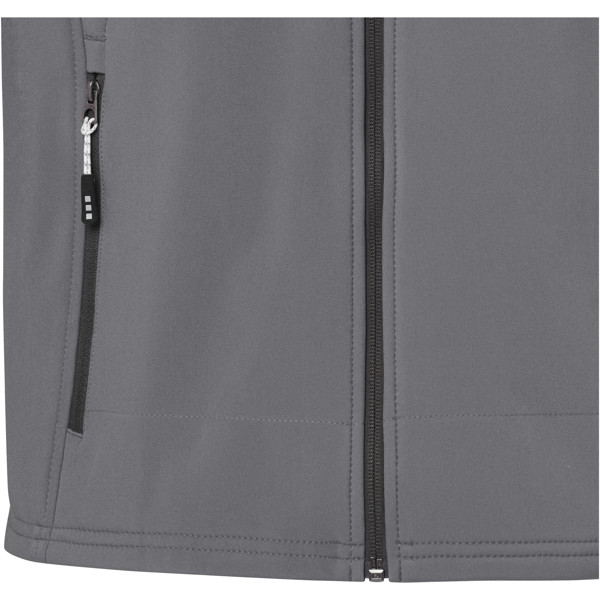 Langley men's softshell jacket - Steel Grey / S