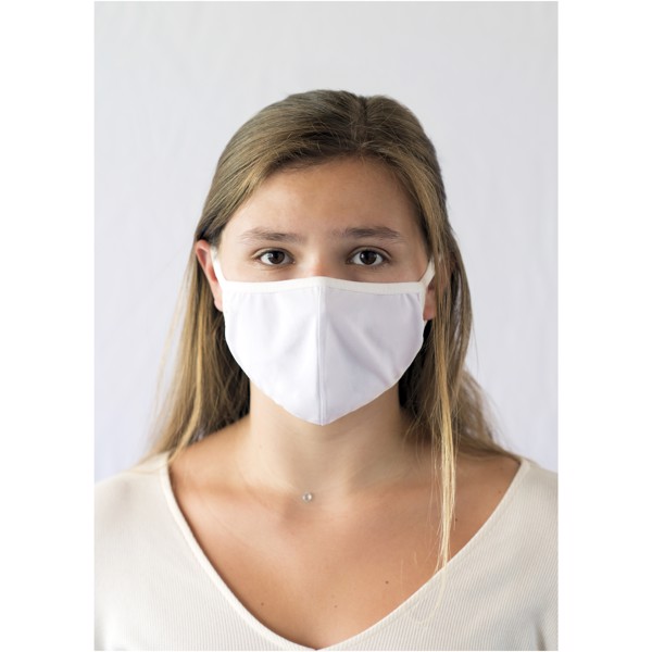 Layton face mask - White