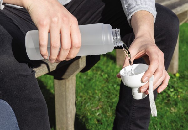 Impact leakproof tritan bottle - White / White