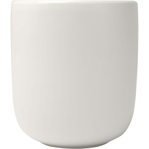 Male 200 ml ceramic cups with matt finish - set of 2 - White