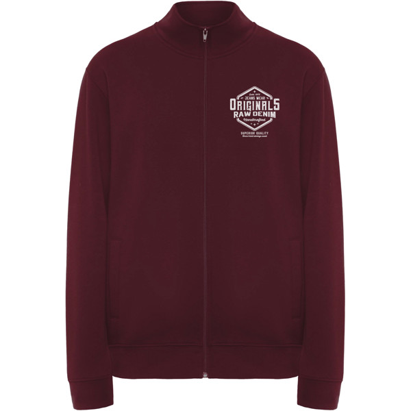 Ulan unisex full zip sweater - Garnet / roly-L