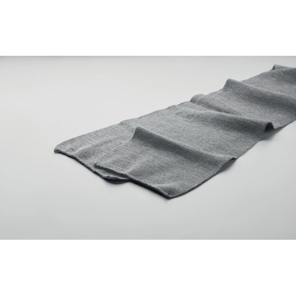 Scarf in RPET polyester Rafy - White / Grey