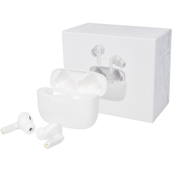Essos 2.0 True Wireless auto pair earbuds with case - White