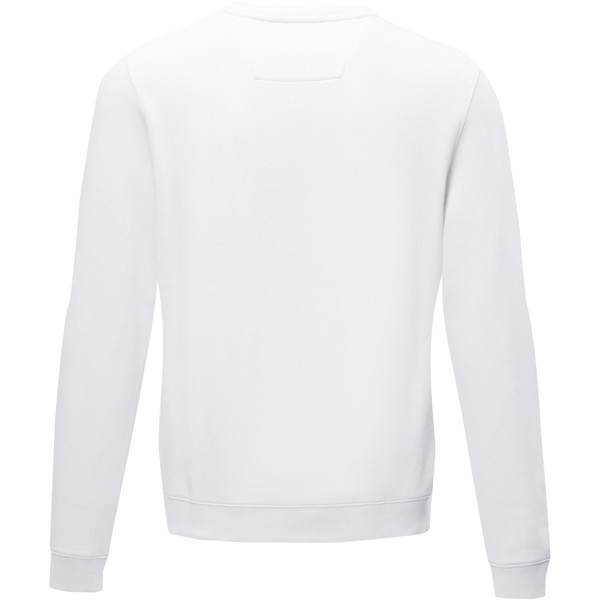 Jasper men’s organic recycled crewneck sweater - White / XL